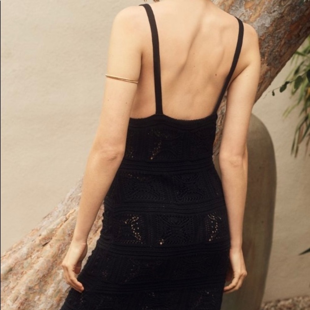NWT ANTHROPOLOGIE CROCHET MINI DRESS 1X plus - Picture 5 of 7